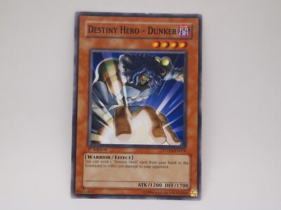 1x (LP) Destiny Hero - Dunker - PTDN-EN014 - Common - 1st Edition  YuGiOh