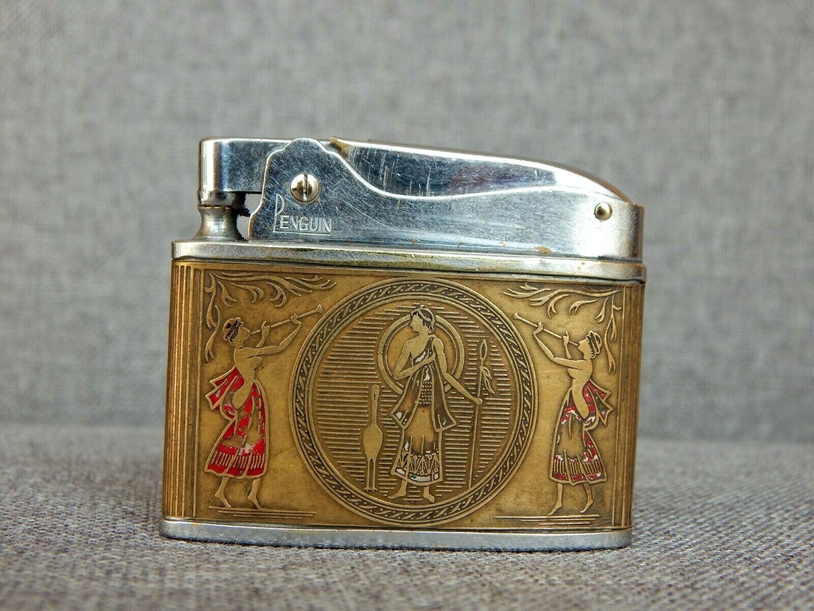 【レア物】レトロビンテージパブミラー　希少品　WHITE SHIP Vintage Penguin High Quality 