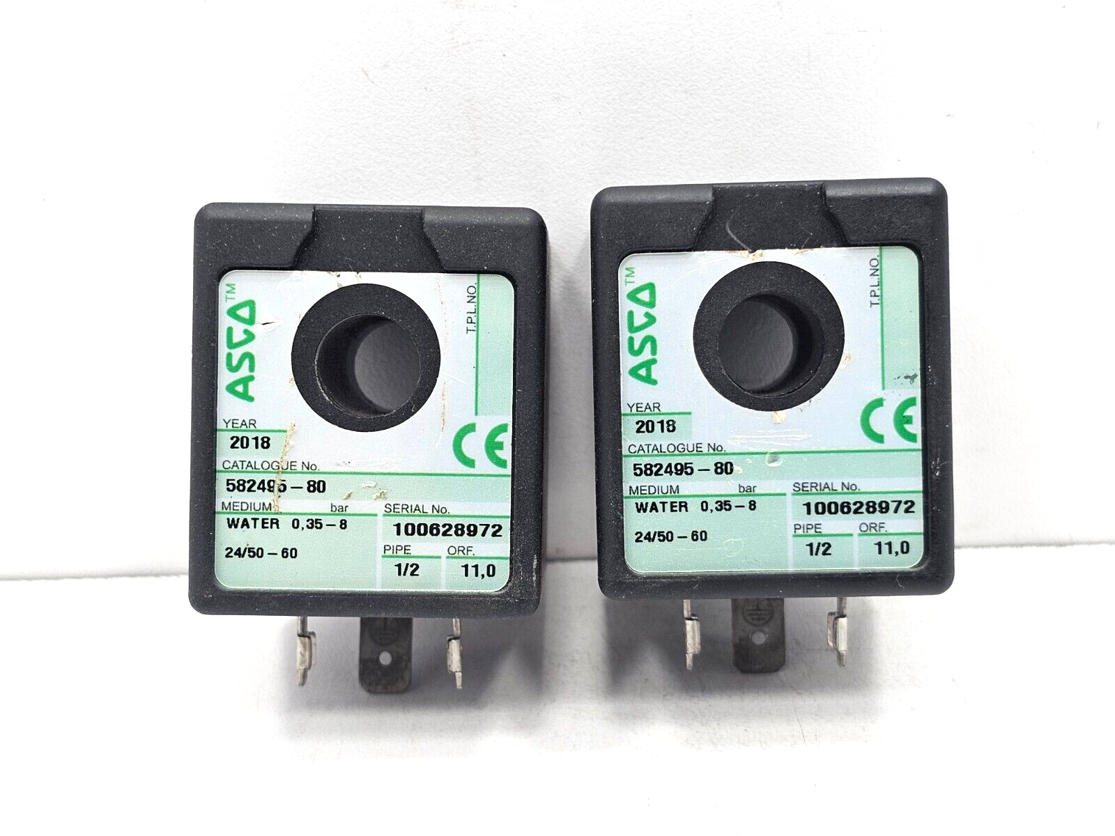 582495-80 ASCO SOLENOID VALVES LOT OF 2 | eBay