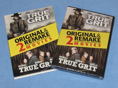 TRUE GRIT (1969 Original & 2010 Remake) (DVD, 2010) ***BRAND NEW***
