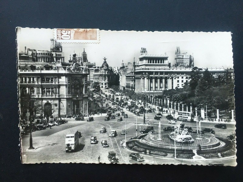 Carte Postale Ancienne De 1954 Madrid - Rue D'Alcala Desde Cibeles
