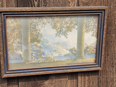 Maxfield Parrish ''Daybreak'' Framed Lithograph 7'' x 11''