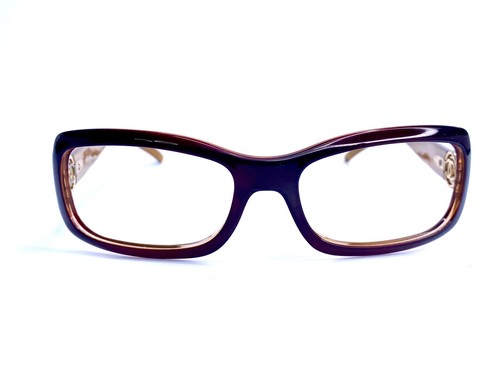 CHANEL シャネル サングラス 6024 C808/13 57□17-130 VTG CHANEL Brown Rectangle Wrap Glasses Made in Italy 6024 C