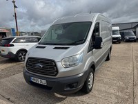 2015 65 FORD TRANSIT TREND 2.2 TDCi 125ps L3H2 LWB MEDIUM ROOF PANEL VAN SILVER
