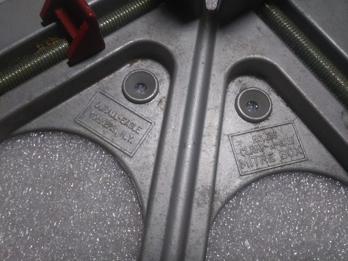 Vintage Durall-Eagle clamp and saw miter box No. 618