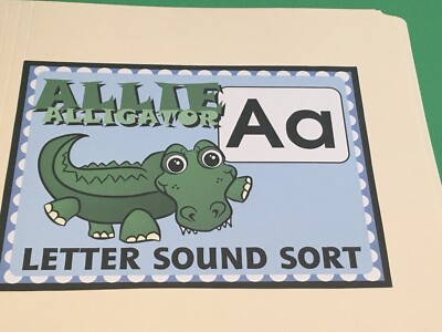 A To Z - DIY - 26 File Folder Kits - Activity Set for  Learning Centers PRINTED