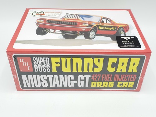 New Sealed AMT 1:25 Super Boss Funny Car Ford Mustang GT 427 Model Kit AMT888/12