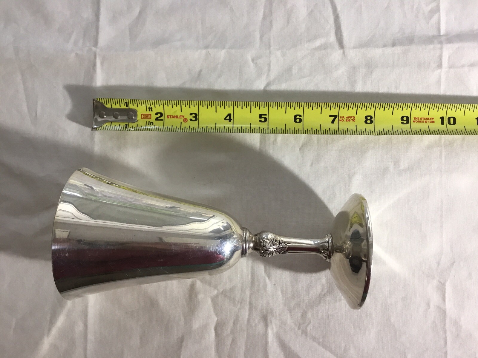 4 VINTAGE PLATOR GOBLETS WINE /WATER GLASSES SILVER PLATED MADE IN SPAIN VGC