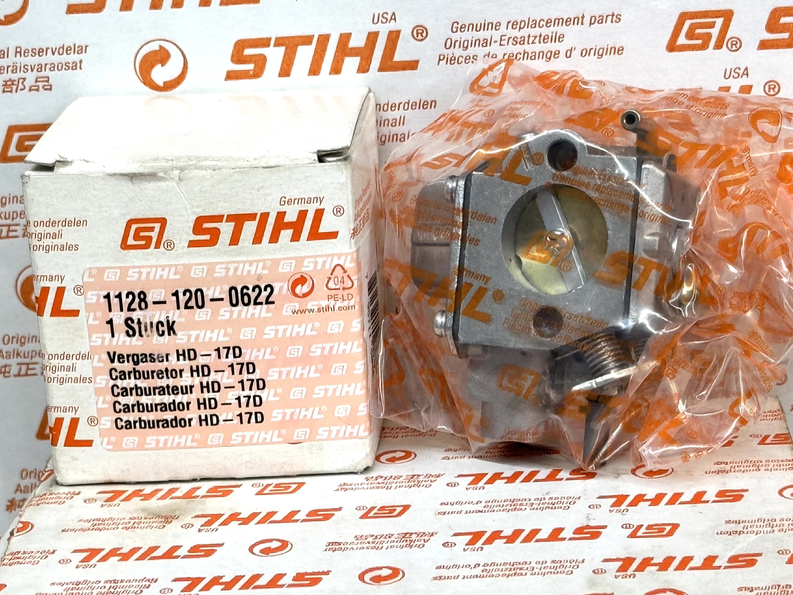 STIHL OEM WALBRO CARBURETOR 1128 120 0622 HD-17D 044 R 046 MS440 460 HD-14 HD-15 - Picture 6 of 9