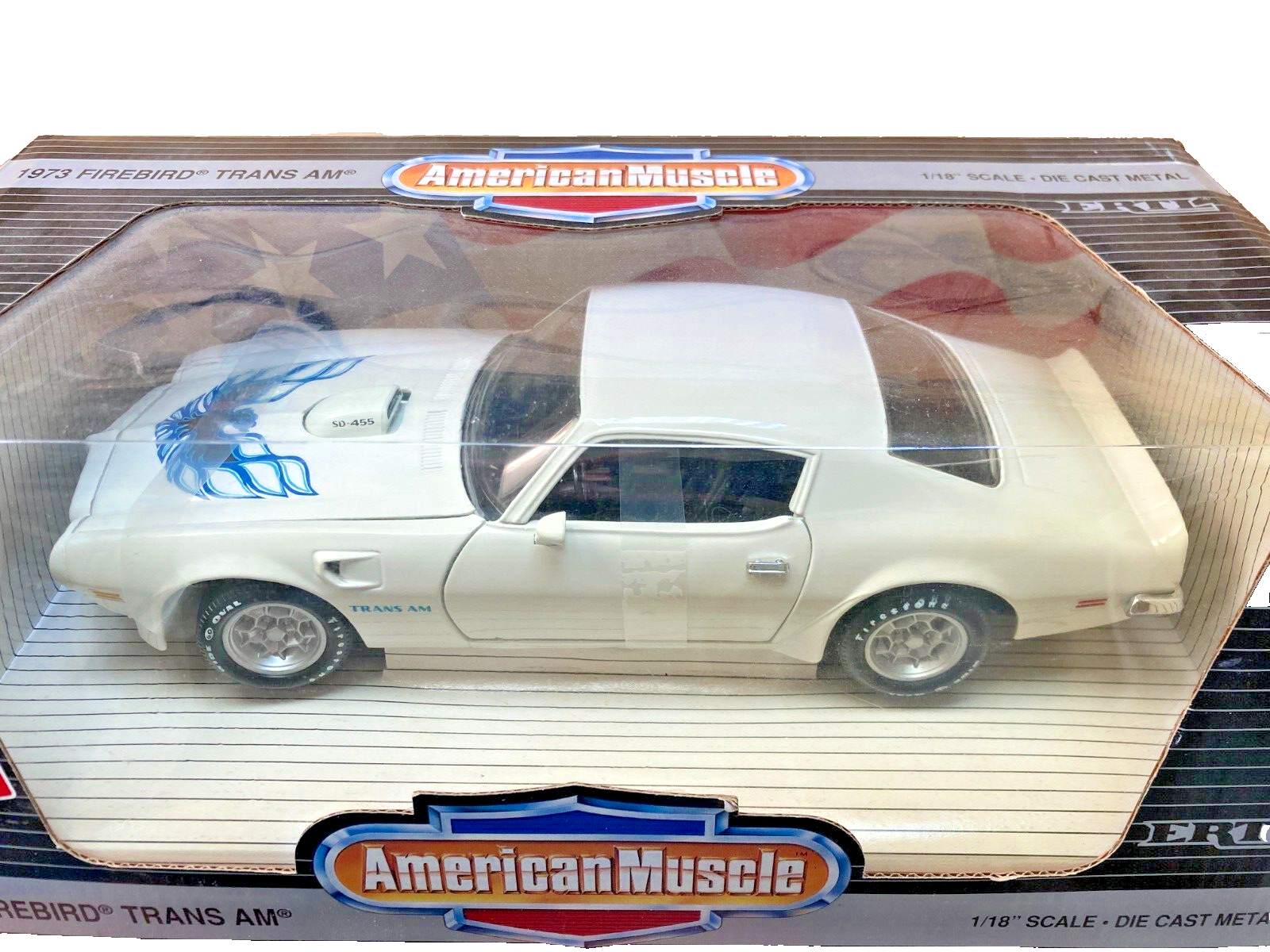 No114 ミニカー1/18箱あり1973 FIREBIRD TRANS AM Vintage 1/18 American Muscle 1973 FIREBIRD TRANS AM