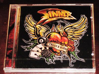 Sinner: Crash And Burn CD 2008 AFM Records Germany AFM 214-2 Jewel Case NEW