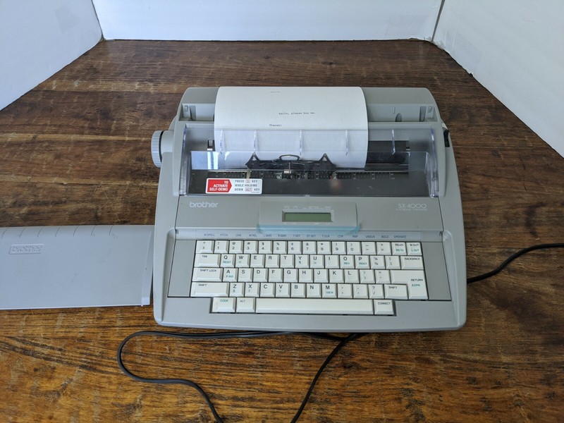 2005 Brother SX-4000 on the Typewriter Database