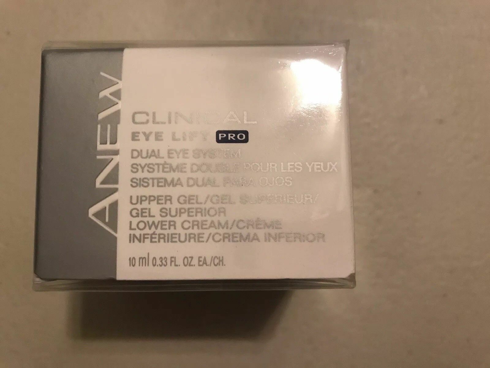 Avon Anew Clinical Eye Lift Pro Dual Eye System Upper Gel Lower Cream Fresh Seal