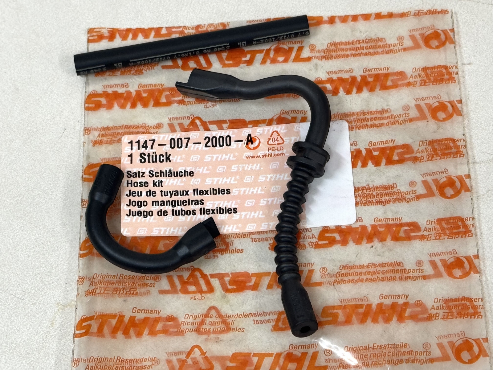 STIHL OEM FUEL HOSE KIT 1147 007 2000 MS500i MS500i-R MS500iR GENUINE - Picture 1 of 5