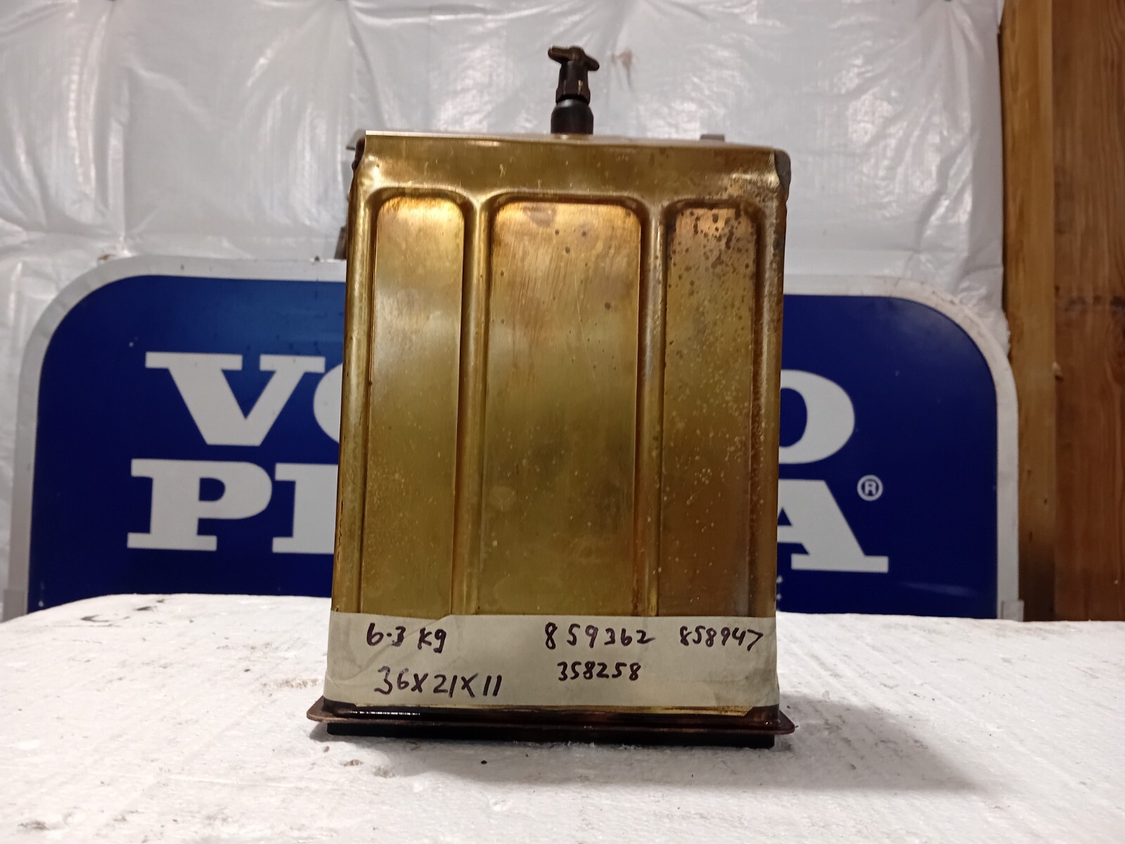Volvo Penta Aftercooler Charge Air Cooler Intercooler Insert