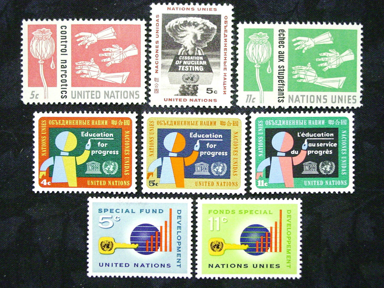 United Nations NYC, 1964-65 Scott 131-138, 8 Stamps, MNH | eBay United Nations NYC, 1964-65 Scott 131-138, 8 Stamps, MNH | eBay