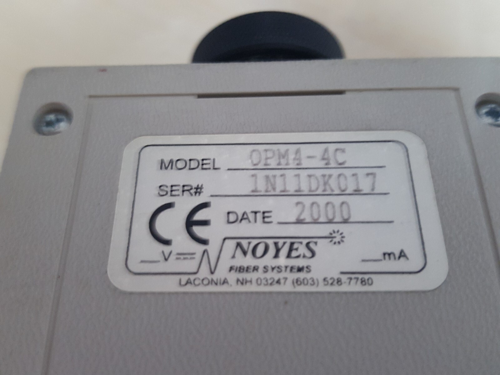 Noyes Fiber Systems OPM4 Optical Power Meter