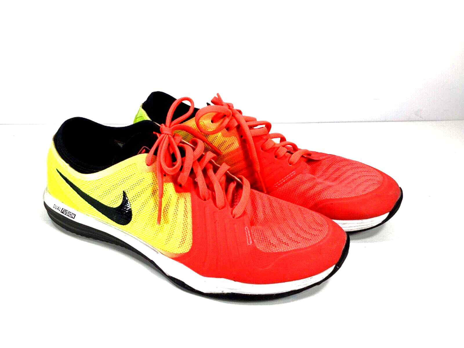 Nike DF TR4 Dual Fusion 819022-601 Red Yellow Running Shoes