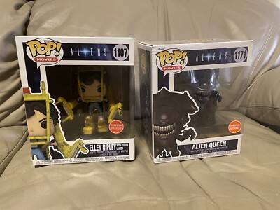 Aliens Ellen Ridley And Alien Queen Funko Pop 1107 & 1171