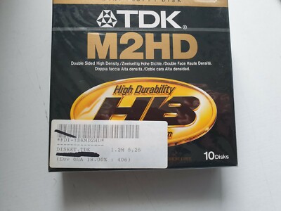 TDK M2HD 1.2M DISKETTES