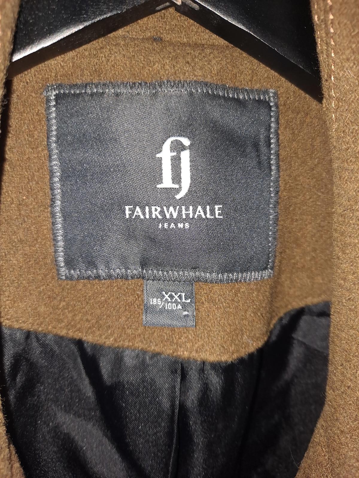 Fairwhale Tan Double Breasted Pea Coat Size 2XL — photo 4