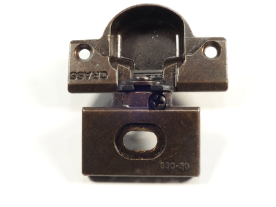 Grass 830-33 Bronze Hinge and mounting plate - Complete Hinge - Refurbished