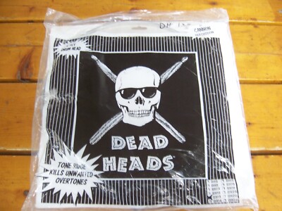 Vintage 13'' Attack Series Dead Heads Clear 2-Ply Drumhead Cannon DH13 Tone Ridge