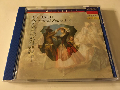 J. S. Bach Orchestral Suites 1-4 Neville Marriner ASMF CD
