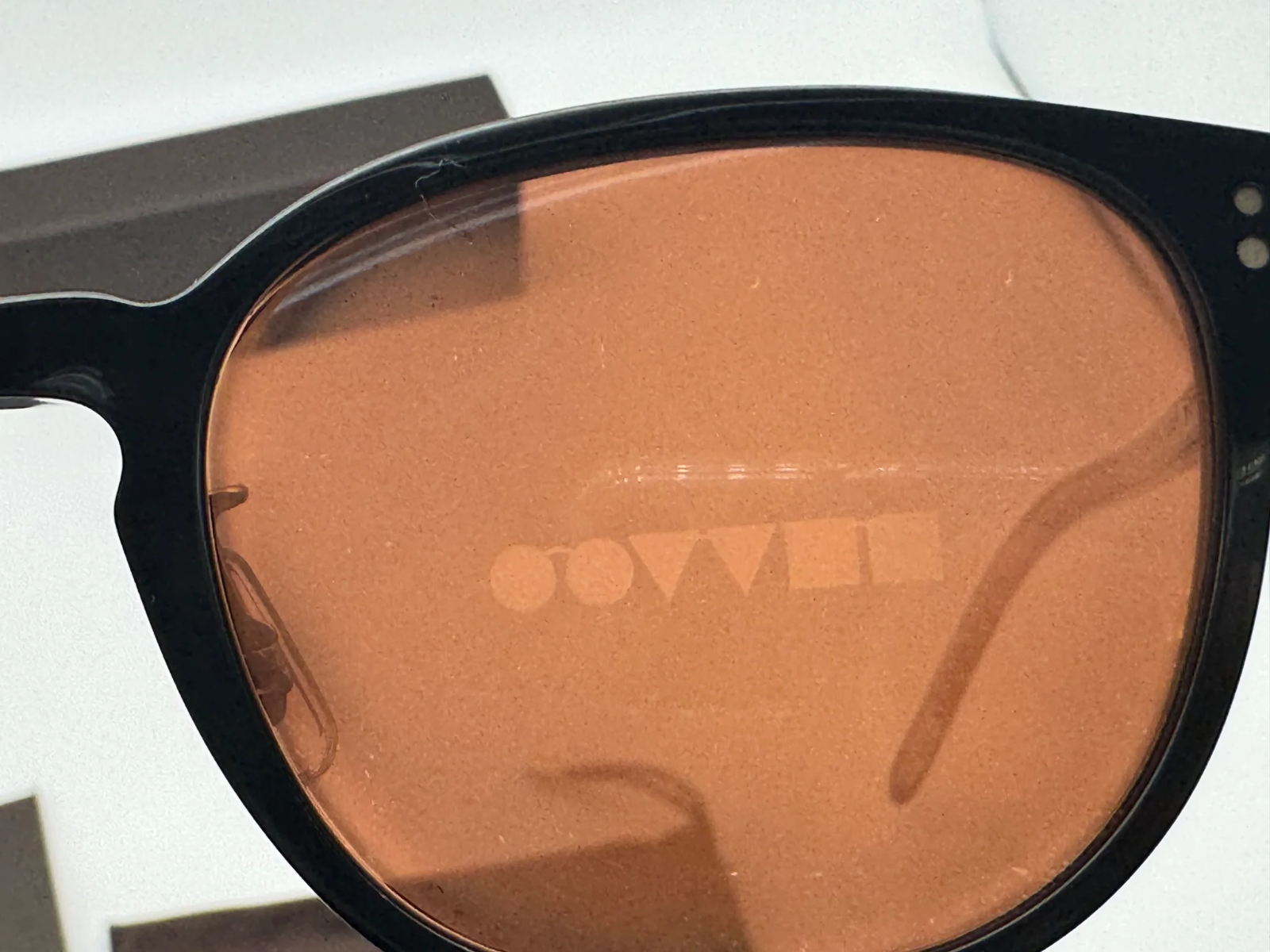 Pre-owned Oliver Peoples Fairmont Sun F 49mm Ov 5219 Sm 149253 Black Persimmon Sunglasses In Orange
