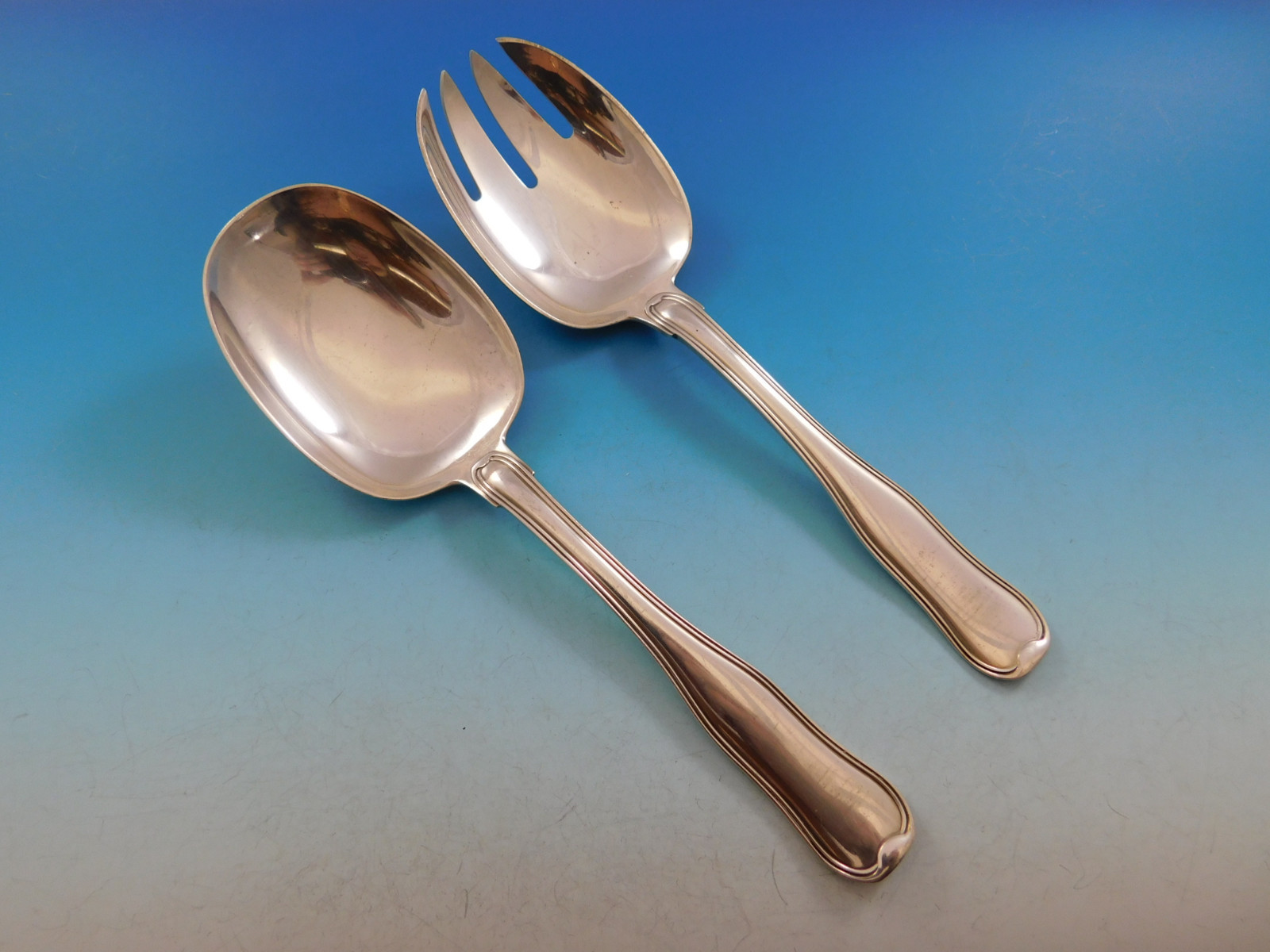 Old Danish by Jensen Sterling Silver Flatware Set For 6 Service