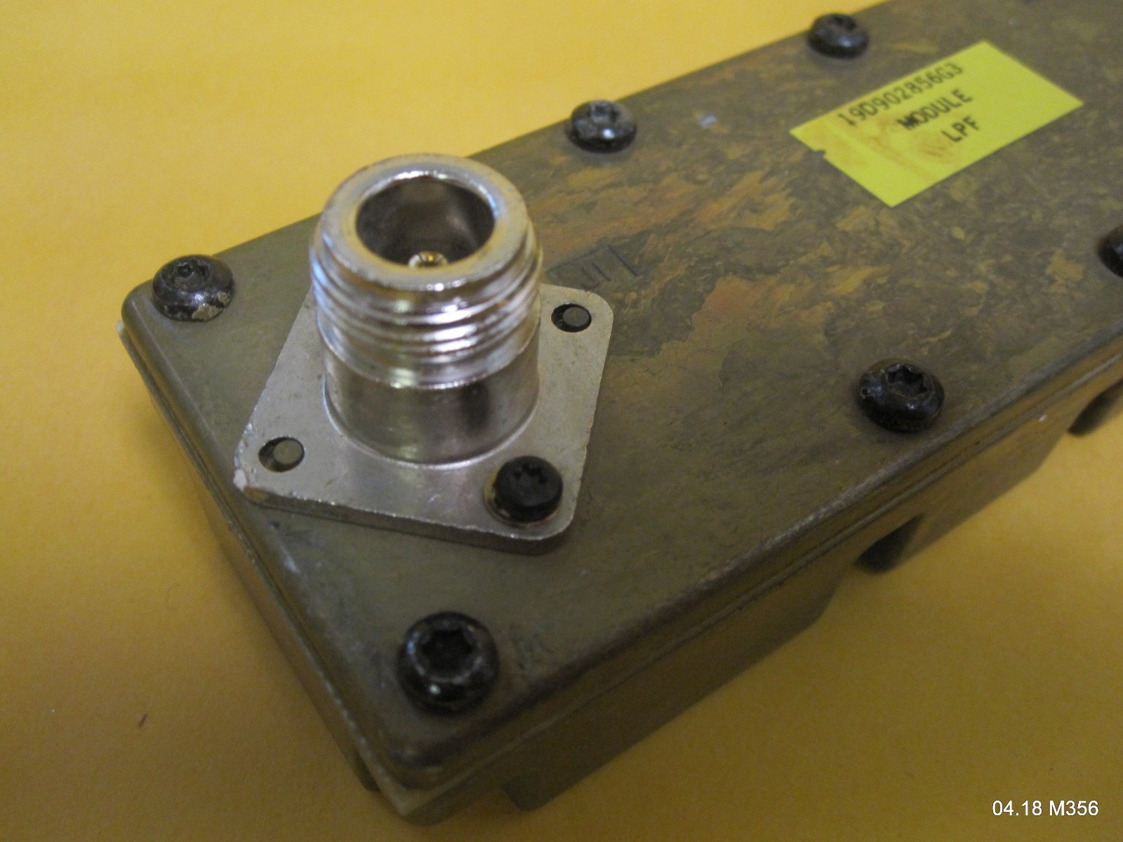 GE M/a Comm Mastr III Master Radio Repeater UHF Harmonic Low Pass Filter 902856G