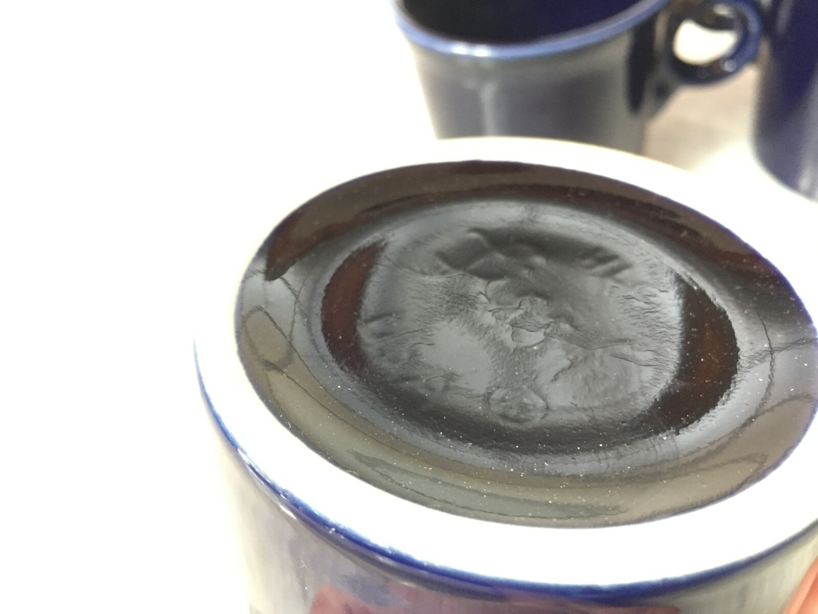 Set of 4 (Four):Fiestaware Fiesta Ware Cobalt Blue Coffee Mug Tea Cup Fiesta USA