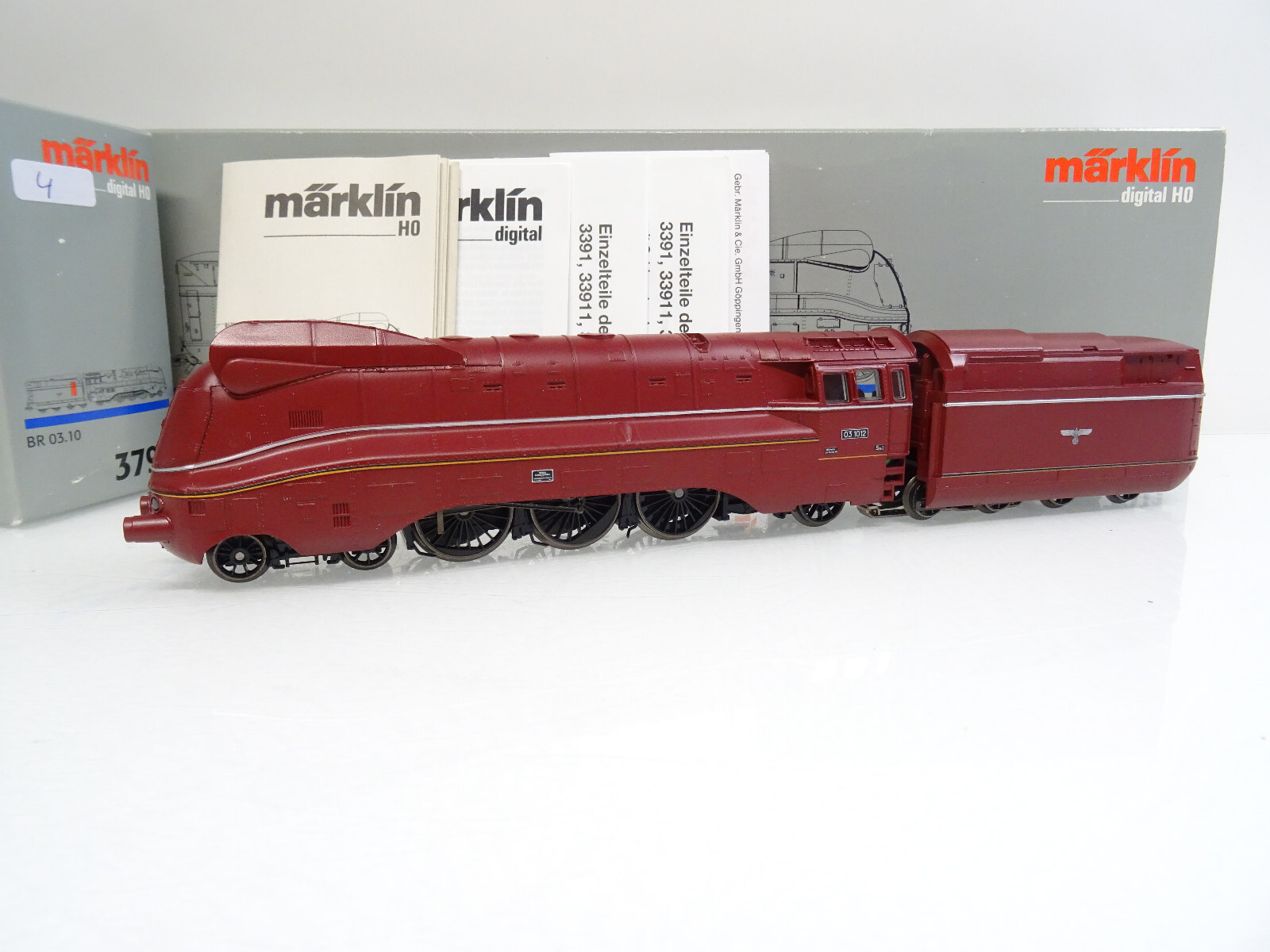 Märklin H0 37911 Dampflok BR 03 1012 Stromlinie der DRG