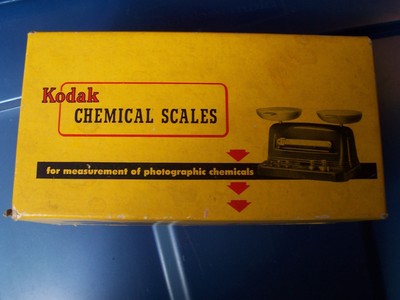 vintage  kodak chemical scales