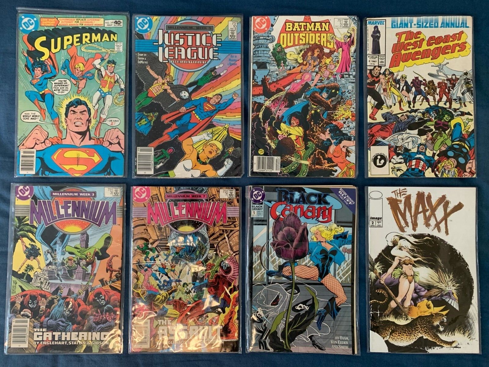 30 Vintage Marvel & DC & VERTIGO mixed Comic books(80s-90s