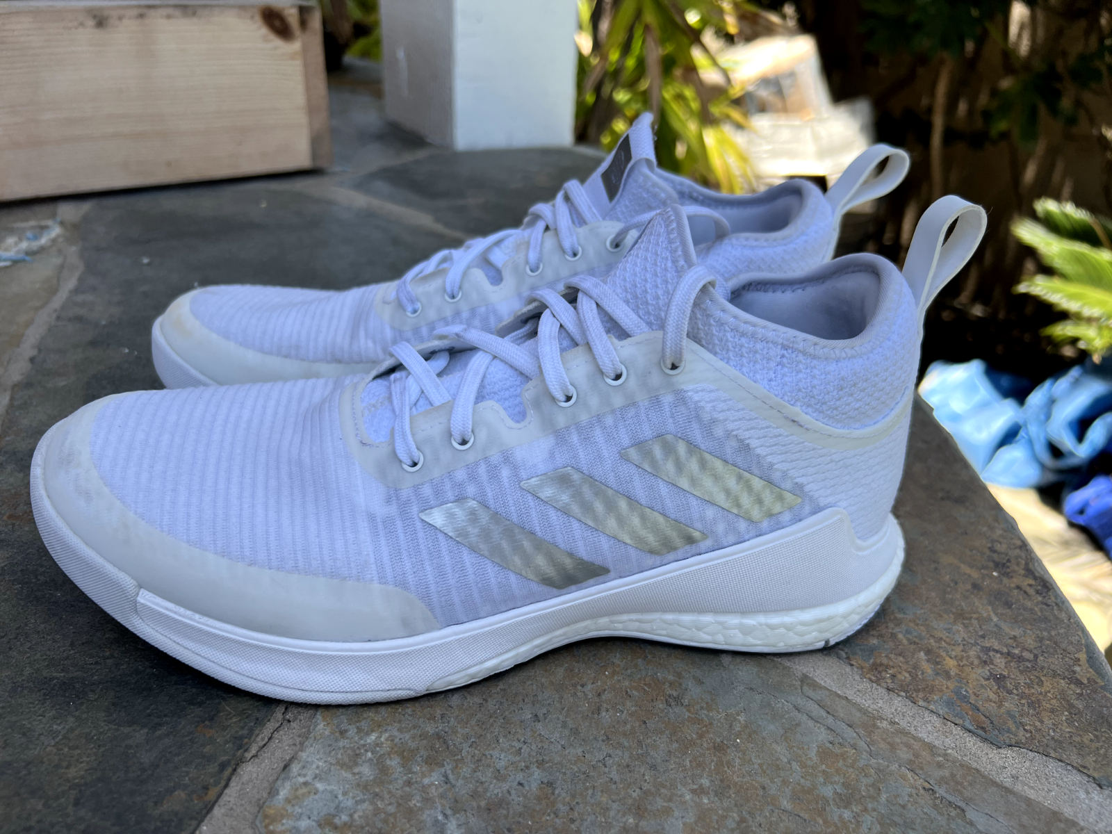 Adidas CrazyFlight Mid Volleyball Shoes White / Silver GY9278