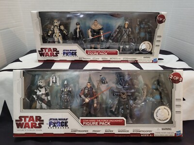 Force Unleashed Figure Pack 1 of 2 2 of 2 SET STAR WARS Legacy Collection D1 #2