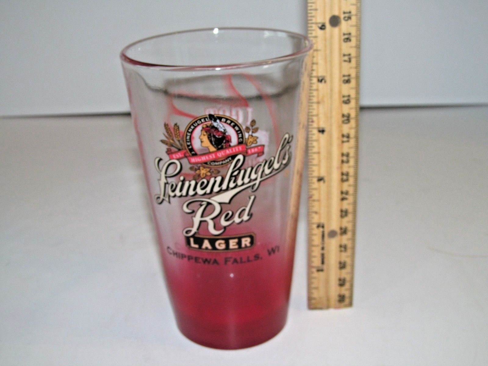 Leinenkugel's Red Lager Pint Beer Glass