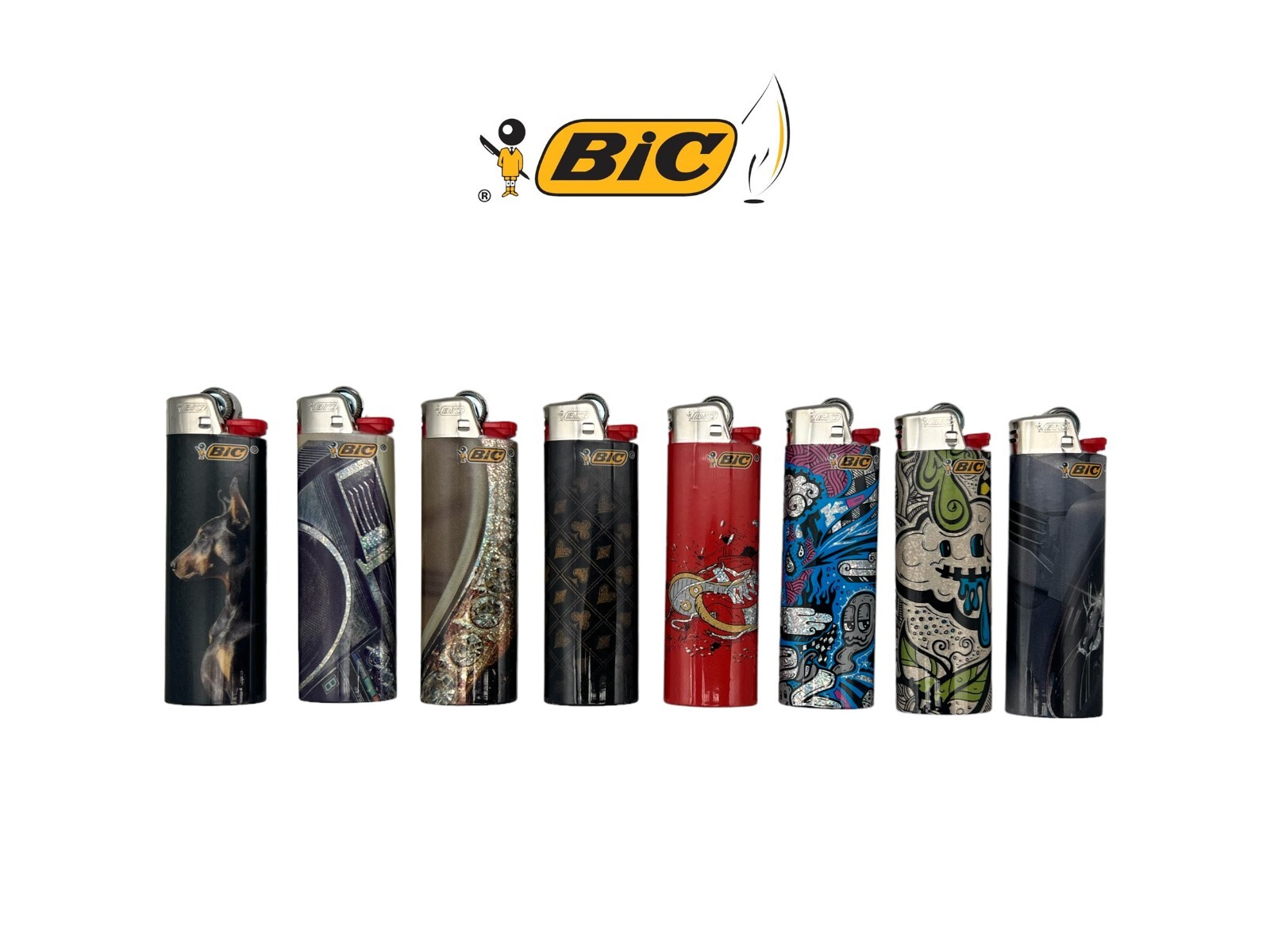 BIC Lighter | Limited Holographic Series | 8 Styles | Choose
