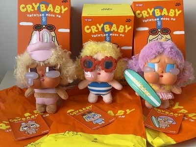 NEW Crybaby Vacation Mode On Series Vinyl Plush-LETS SURF/FULL SAIL/SUNBATHING