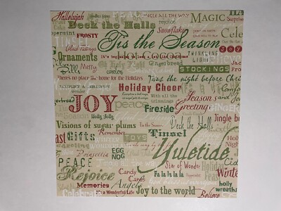 FLAIR ''CHRISTMAS TOILE'' COLLECTION II 12 X 12 SS PAPERS