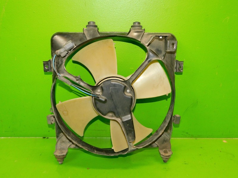 93-97 Civic del Sol Si OEM AC condenser fan + shroud assembly complete