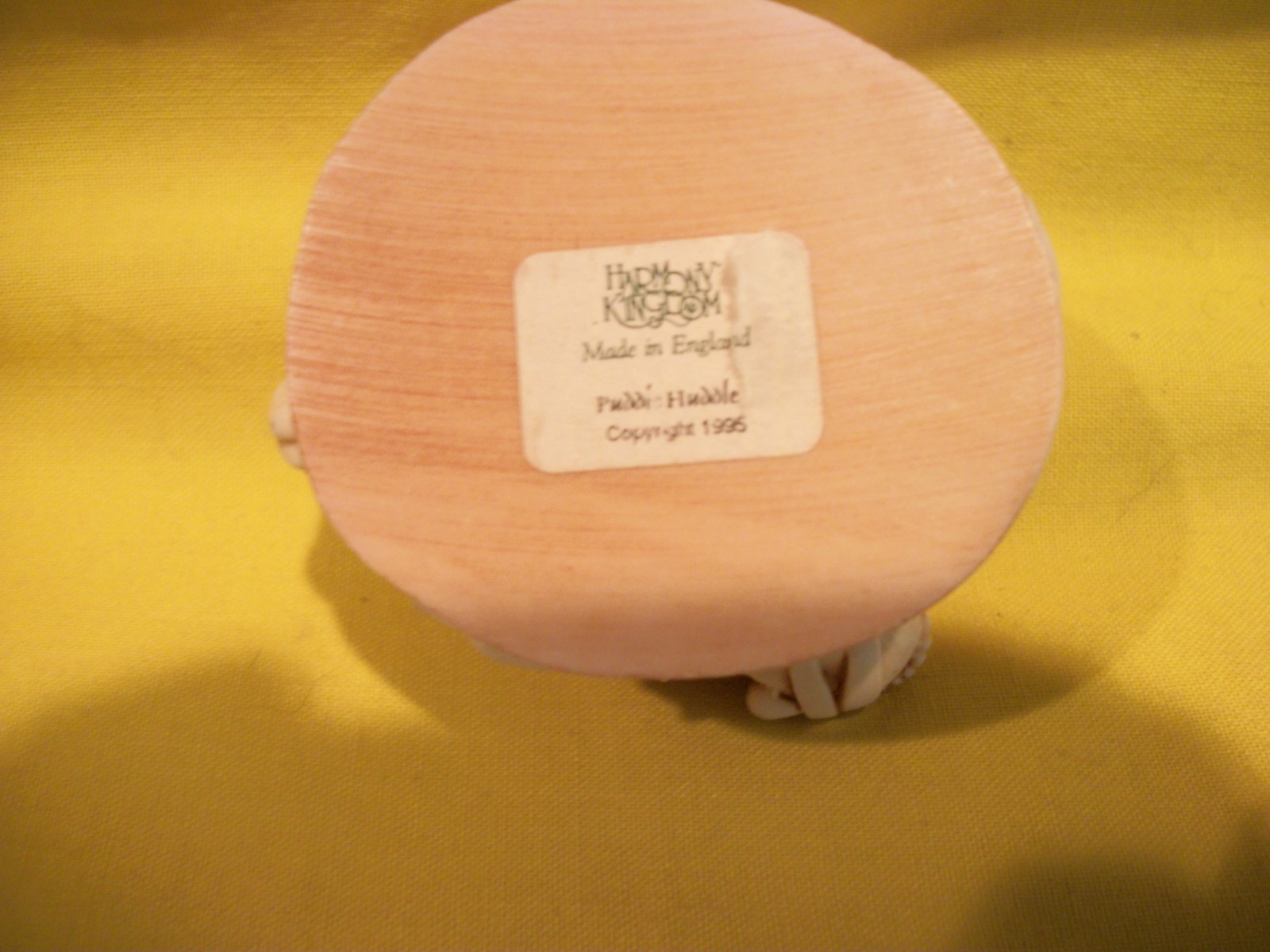 Harmony Kingdom Puddle Huddle Box Figurine Frogs Calvesbert 1995 England - MINT