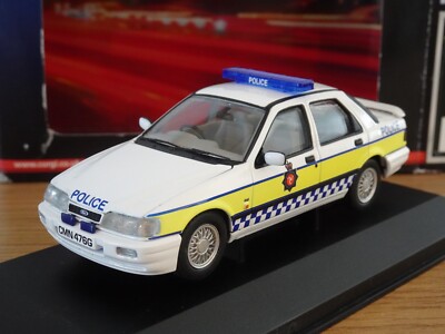 CORGI VANGUARDS ISLE OF MAN POLICE FORD SIERRA COSWORTH CAR MODEL VA10008 1:43