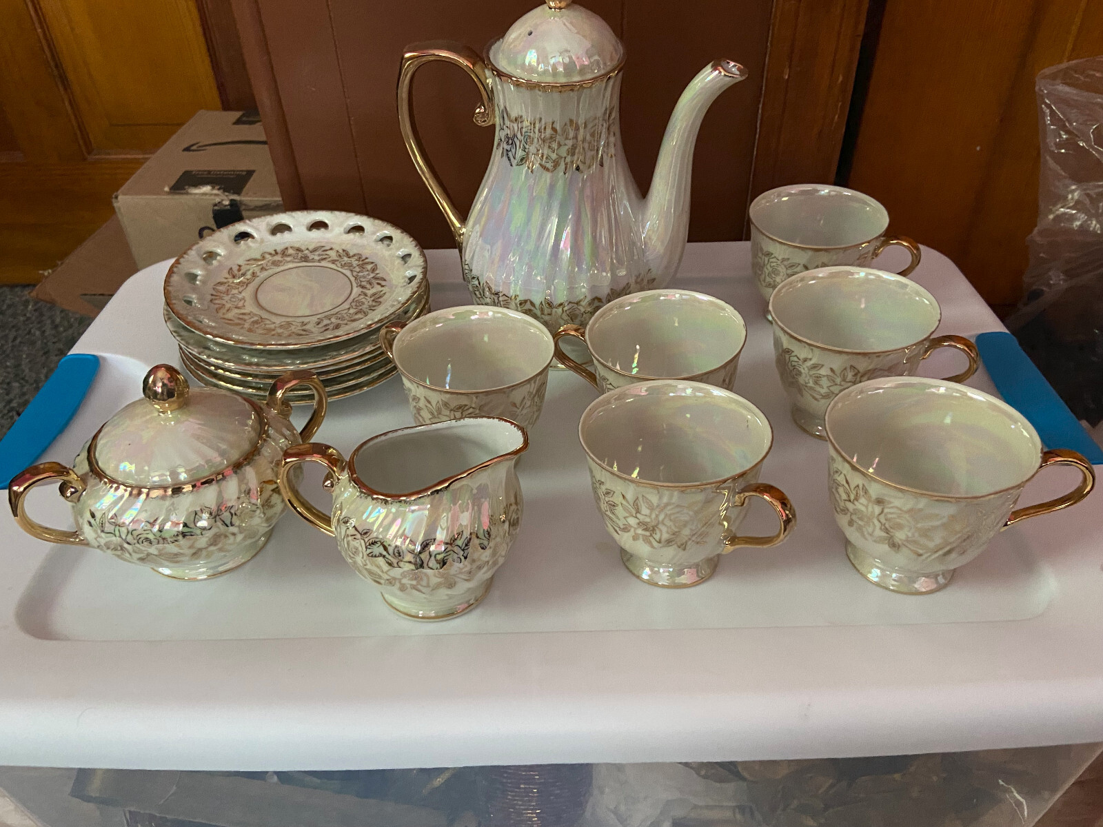 KUDO TOKI fancy China ティーカップセット10客　2ソーサー KUDO TOKI fancy China ティーカップセット10客 2ソーサー
