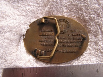 Vintage Limited Edition Belt Buckle 75th Anniversary DAV