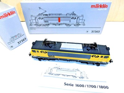 MARKLIN DIGITAL HO ART.37263 SOUND LOCOMOTIVA ELETTRICA SERIE 1800BOX ORIG