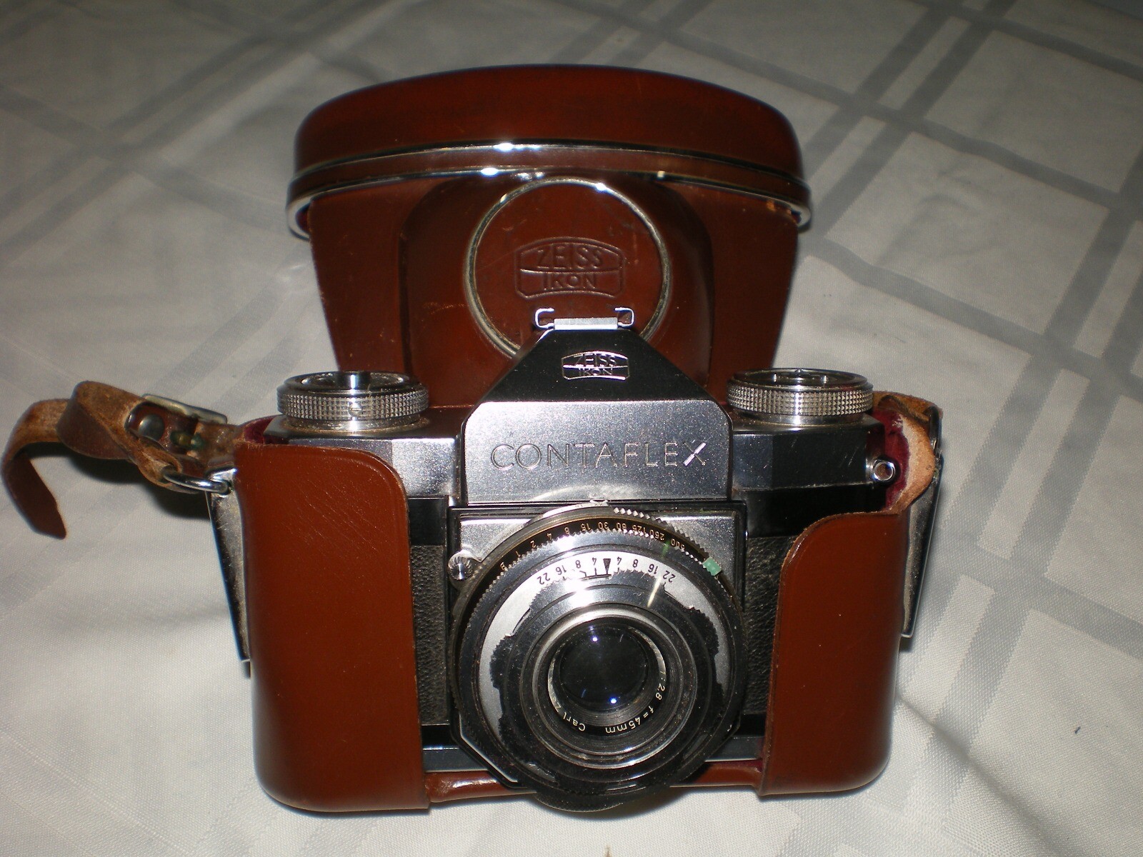 CONTAFLEX1型ZEISS IKON Tessar1:2.8f=45mm Zeiss Ikon tessar 45mm 1:2.8 Lens Vintage 35mm folding