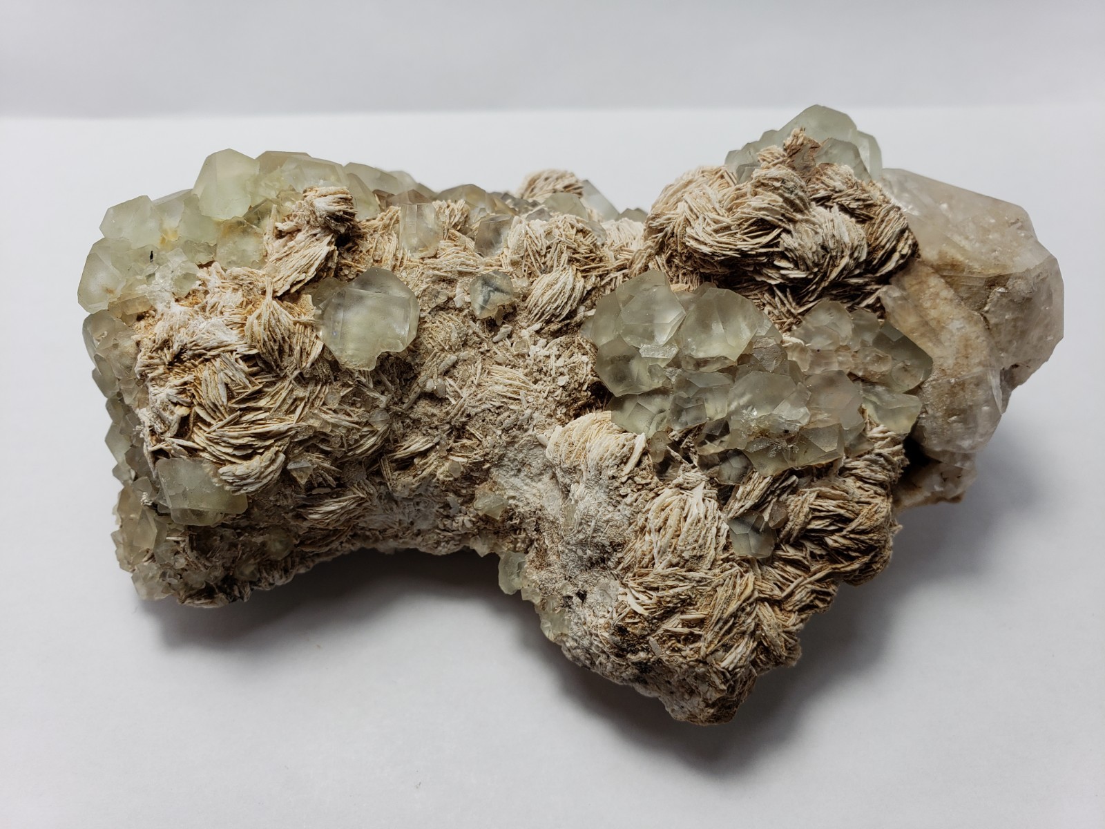 595g NEW Find Green Fluorite/Barite Crystal Mineral Specimen Ontario,Canada