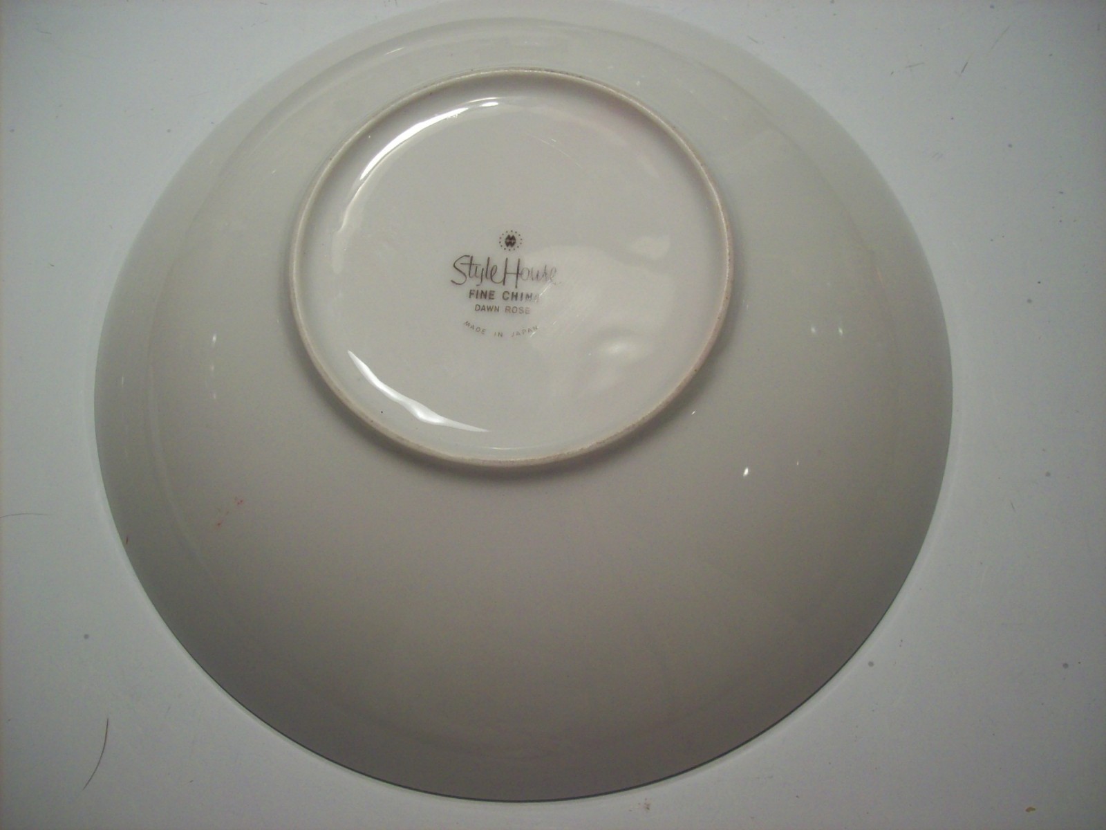 Style House Dawn Pink Long Stem Rose Vegetable Salad Serving Bowl Dish @ cLOSeT